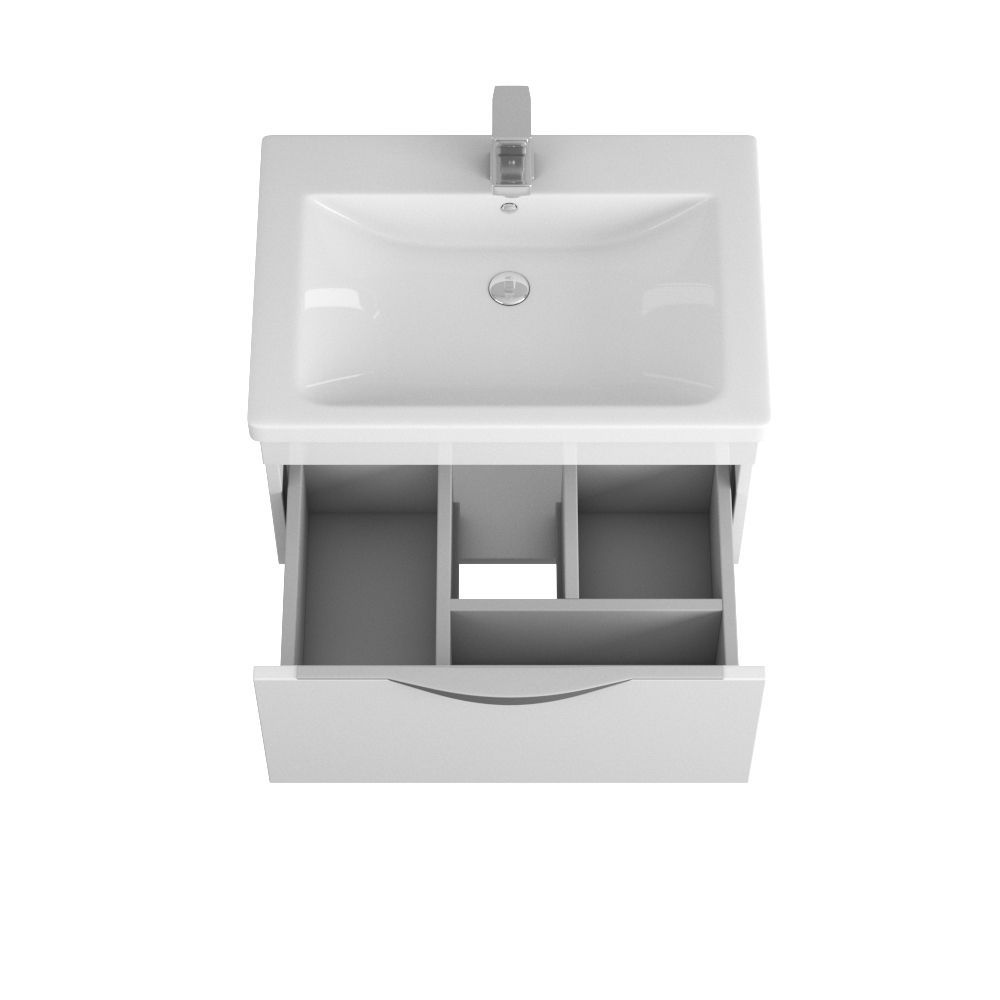 Тумба Sjel 65, белый лак