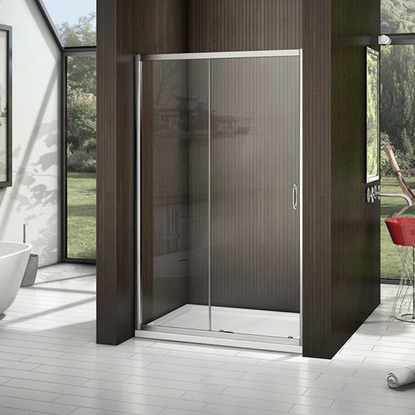 Душевая дверь в нишу Good Door Latte WTW-110 110 профиль Белый стекло Grape Душевая дверь в нишу Good Door Latte WTW-110 110 профиль Белый стекло Grape