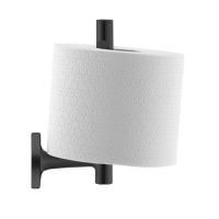 Держатель запасного рулона бумаги, Duravit, Starck T, вертикальный, ширина, мм-50, глубина, мм-73, высота, мм-152, тип установки-настенный, цвет-Black Matt