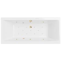 Ванна EXCELLENT Pryzmat Slim 160x75 "RELAX" (золото)