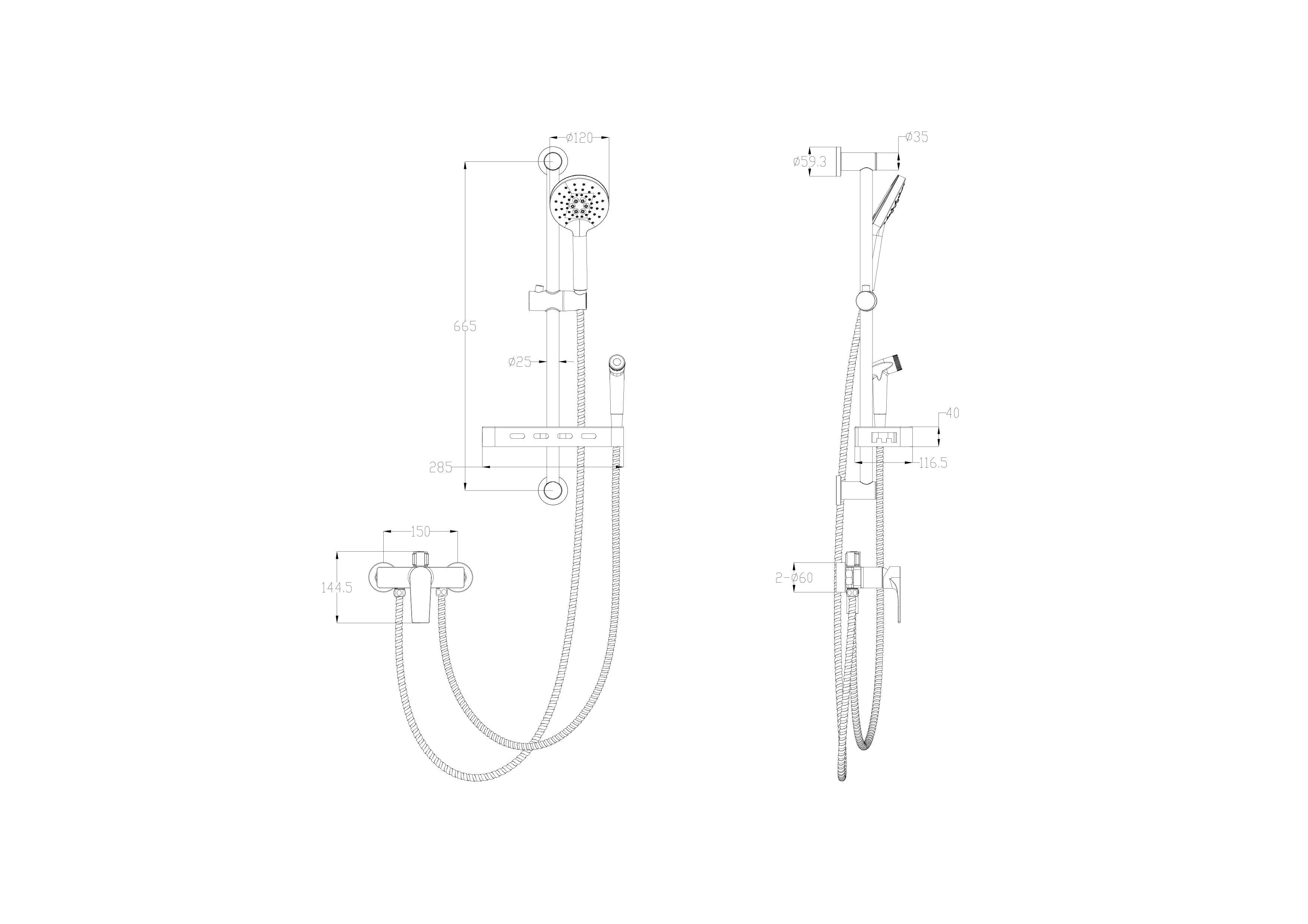 Смеситель для душа с гарнитуром WONZON & WOGHAND, Хром (WW-A31003-CR) Смеситель для душа с гарнитуром WONZON & WOGHAND, Хром (WW-A31003-CR)