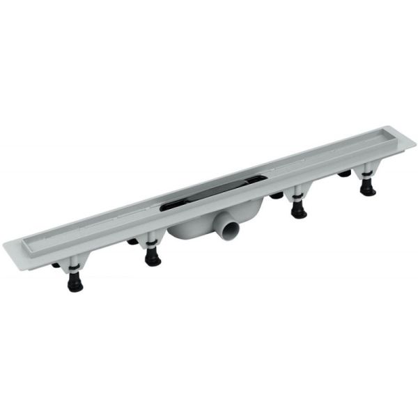 Пластиковый сливной канал с сеткой из нержавеющей стали 2, L = 855 мм