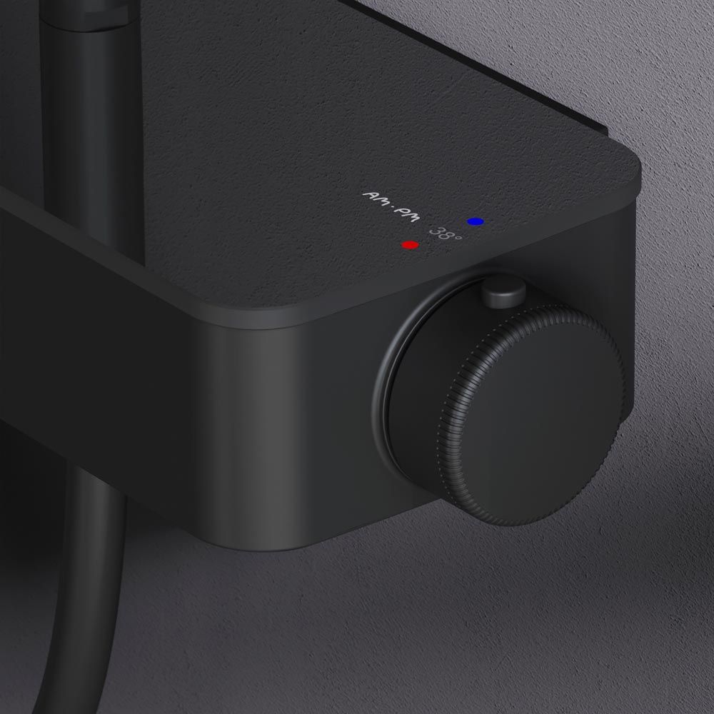 F0750A422 Inspire V2.0, душевая система, набор: см-ль д/душа с термостатом, верхний душ d 250 мм, ру F0750A422 Inspire V2.0, душевая система, набор: см-ль д/душа с термостатом, верхний душ d 250 мм, ру
