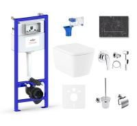 Комплект 10 в 1 Lavinia Boho Aveo Rimless 75110735, премиум с каменной клавишей