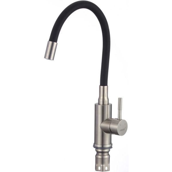 Смеситель для кухни с гибким изливом Savol S-SUS6002-01, сатин