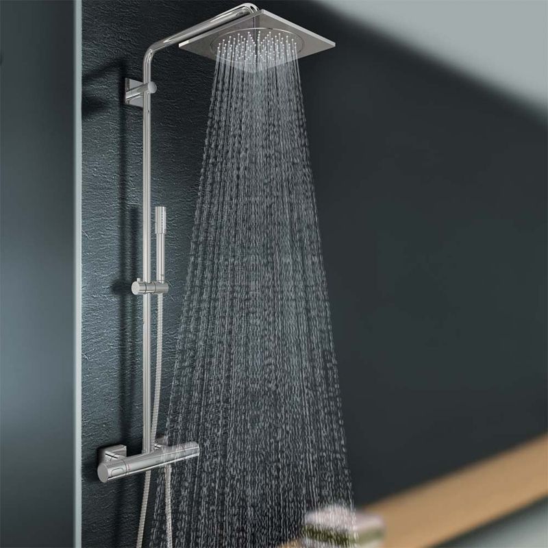Душевая система GROHE Rainshower 254 с термостатическим смесителем, хром (27469000) Душевая система GROHE Rainshower 254 с термостатическим смесителем, хром (27469000)