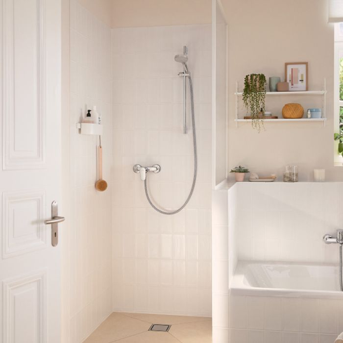 Смеситель для душа, Hansgrohe, Rebris S, тип открывания воды-однорычажный, тип регулирования воды-керамический картридж, монтаж-настенный, отверстия для монтажа-2, цвет-хром Смеситель для душа, Hansgrohe, Rebris S, тип открывания воды-однорычажный, тип регулирования воды-керамический картридж, монтаж-настенный, отверстия для монтажа-2, цвет-хром