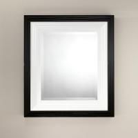 Devon Plaza Зеркало (87х77см), цвет рамы: комбинированный белый/черный