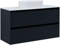 Тумба под раковину Allen Brau Activity 120 1.34007.AM антрацит матовый/черный браш