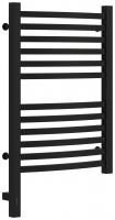 Полотенцесушитель электрический АРКУС 3.0 600х400 МЭМ левый (Матовый чёрный)