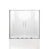 Шторка для ванны NEW TRENDY SMART 170 см EXK-4107 (хром)