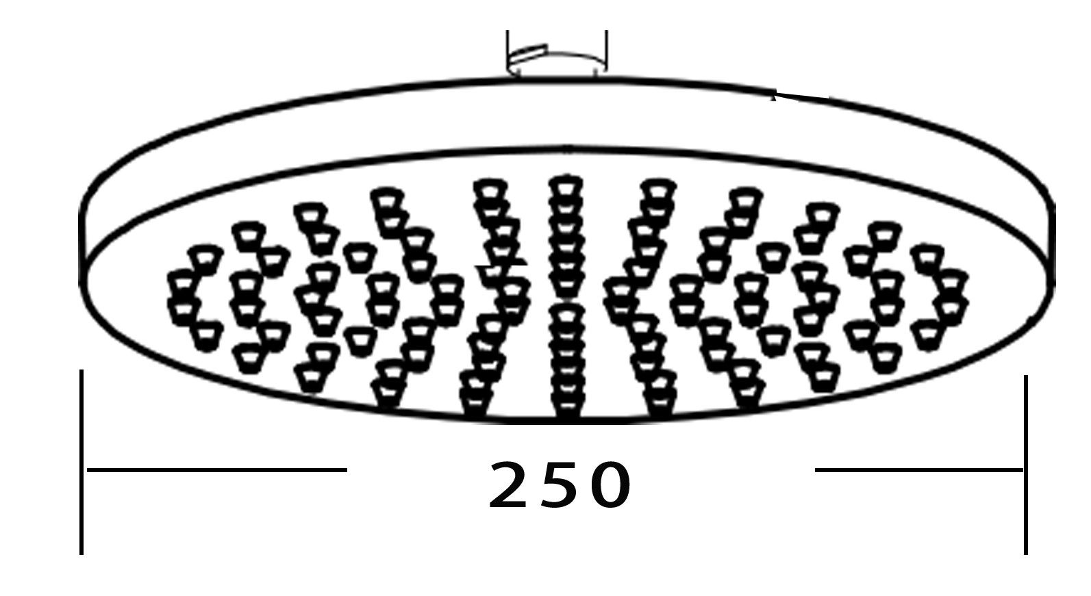 Верхний душ VTS01, VODA
