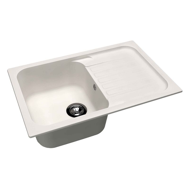 Кухонная мойка Dr. Gans АДЕЛЬ 25.090.C0780.401, белый, артикул 25.090.C0780.401