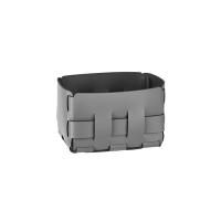 Colombo Adj Корзинка Mini Bottega, 12x19H13 см, цвет: серый/черный Colombo Adj Корзинка Mini Bottega, 12x19H13 см, цвет: серый/черный
