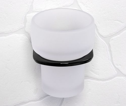 Стакан для зубных щеток WasserKRAFT Glan K-5128 Черный глянцевый Стакан для зубных щеток WasserKRAFT Glan K-5128 Черный глянцевый