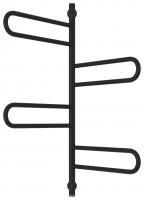 Электрический полотенцесушитель СУНЕРЖА "ПАРЕО 4.0-4С" 978х535 (Матовый Чёрный)