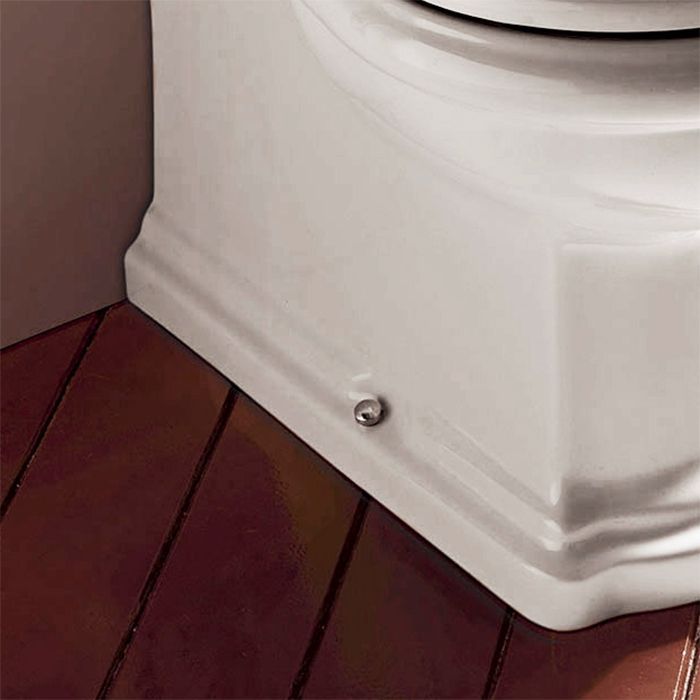 Kerasan Waldorf Бачок для унитаза, с боковым отверстием для ручки механизма, для монтажа с низкой трубой (без трубы и механизма слива), цвет белый