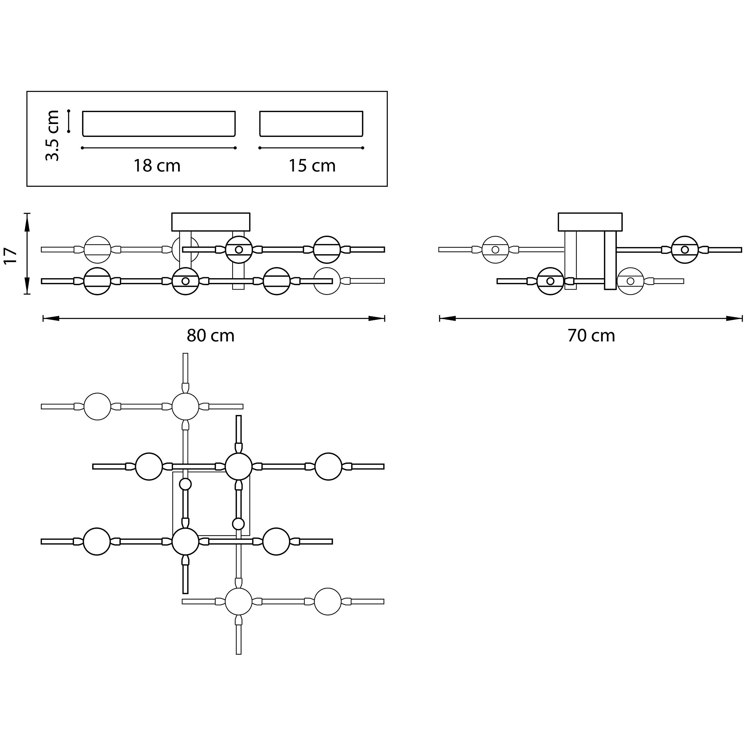 Люстра потолочная Bergamo Lightstar 745147