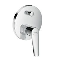 HG Logis E Встраиваемый смеситель для ванны с переключателем (внешняя часть), цвет: хром HG Logis E Встраиваемый смеситель для ванны с переключателем (внешняя часть), цвет: хром