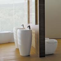 Laufen Alessi One Свободностоящая  раковина 530х530х900мм с 1 отв. под смеситель, с покр. LLC, цвет: белый Laufen Alessi One Свободностоящая  раковина 530х530х900мм с 1 отв. под смеситель, с покр. LLC, цвет: белый