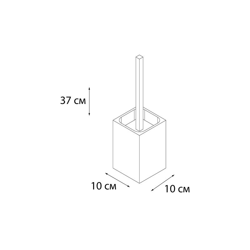 Ершик FIXSEN BLANCO FX-201-5, белый, артикул FX-201-5