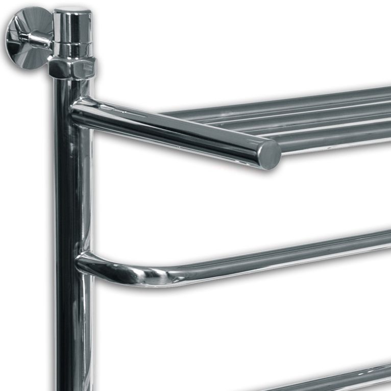 Водяной полотенцесушитель Ника Quadro Л90/ВП 60x40 с полкой Хром