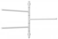 Электрический полотенцесушитель СУНЕРЖА "Триада" 540х585 (35.8 Вт) (Матовый Белый)