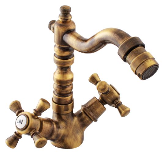 Смеситель для биде Rav Slezak Morava retro MK321.5/9 хром, с ручкой МК3