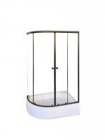 Уголок ZEM1201ВR душевой PARLY с поддоном (120х80х195)