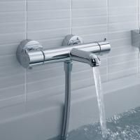 Смеситель для ванны и душа, Hansgrohe, Ecostat 1001 CL, тип регулирования воды-термостатический картридж, отверстия для монтажа-2, вынос излива, мм-200, комплектация-с шумопоглотителем, цвет-хром, грязеулавливающий фильтр входит в комплект поставки Смеситель для ванны и душа, Hansgrohe, Ecostat 1001 CL, тип регулирования воды-термостатический картридж, отверстия для монтажа-2, вынос излива, мм-200, комплектация-с шумопоглотителем, цвет-хром, грязеулавливающий фильтр входит в комплект поставки