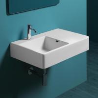 SIMAS Top e lavabi d'arredo раковина накладная/подвесная 75х45 см с 1  отв. под смеситель левая ,цвет белый