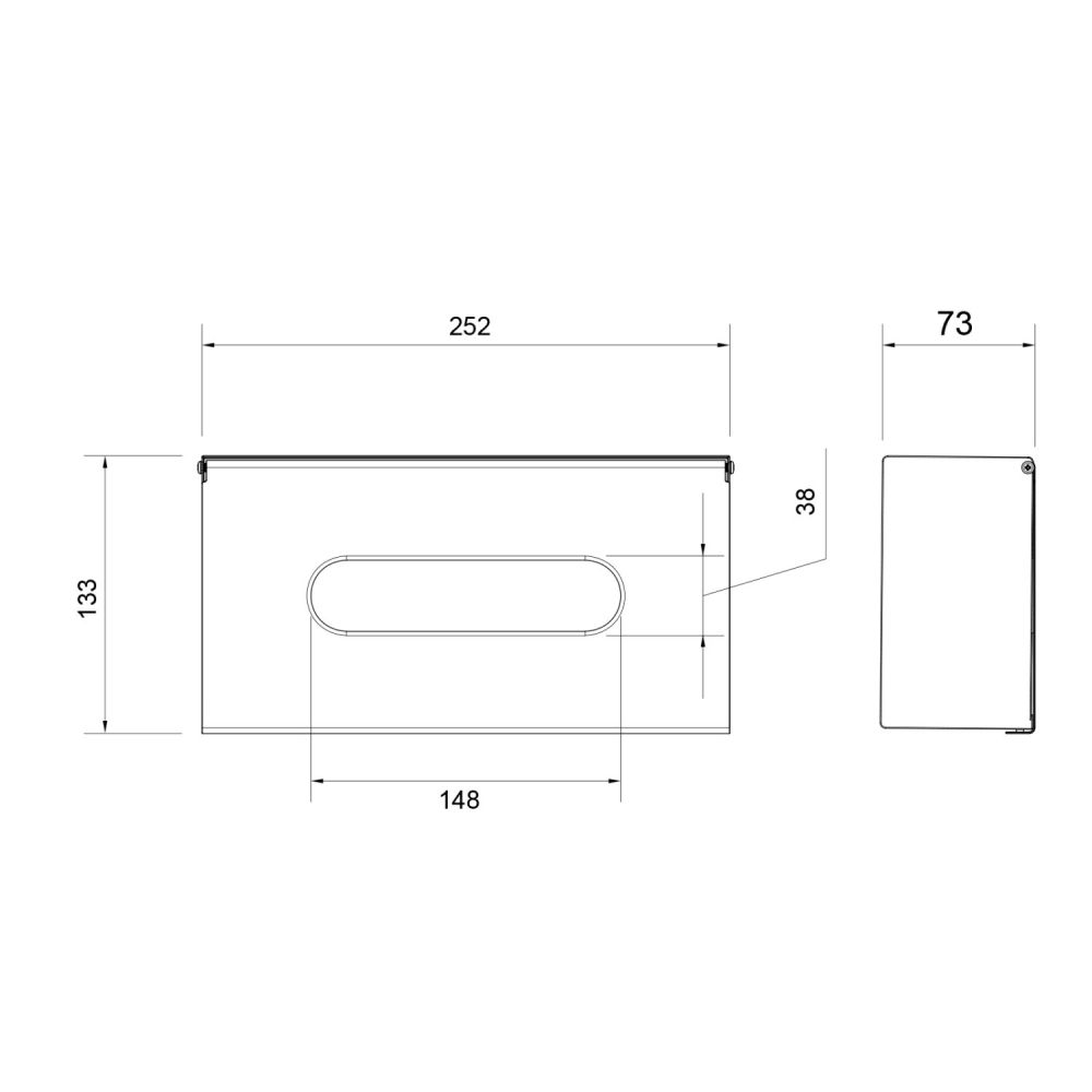 Бокс для салфеток Timo Petruma золото матовое (15244/17), артикул 15244/17