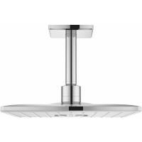 Верхний душ GROHE Rainshower 310 SmartActive Cube с душевым кронштейном 142 мм, 2 режима струи, белая луна (26481LS0) Верхний душ GROHE Rainshower 310 SmartActive Cube с душевым кронштейном 142 мм, 2 режима струи, белая луна (26481LS0)