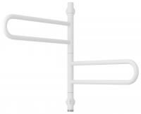 Полотенцесушитель, Сунержа, Парео 4.0, электрический, поворотный, ширина, мм-50, глубина, мм-535, высота, мм-567, межосевое расстояние-483, профиль коллектора-круглый, скрытое подключение-в комплекте, расположение блока управления и провода питания-снизу,