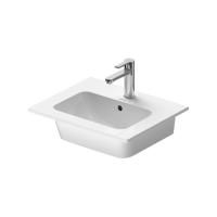 Duravit ME by STARCK Раковина накладная 530х430мм с переливом, с 1 отв под смес, цвет: белый Duravit ME by STARCK Раковина накладная 530х430мм с переливом, с 1 отв под смес, цвет: белый