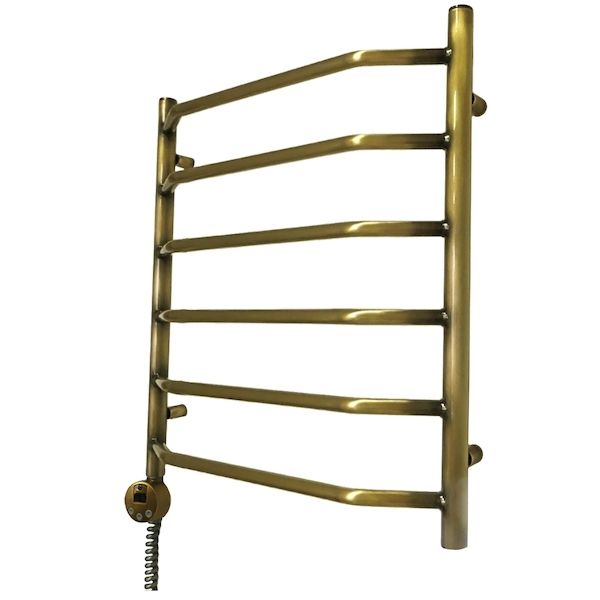 Электрический полотенцесушитель Domoterm Лаура П6 500*600 АБР E L Античная бронза