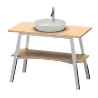 Duravit Cape Cod Консоль 825x1120x570 мм деревянная напольная с 1 полкой, цвет Европейский дуб