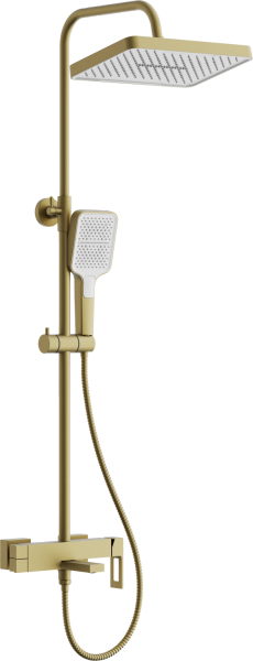 Душевая система BELZ B24658-5, брашированное золото