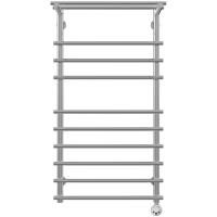 Электрический полотенцесушитель Terminus Ватра П10 500x996 4660059920528 с полкой Хром