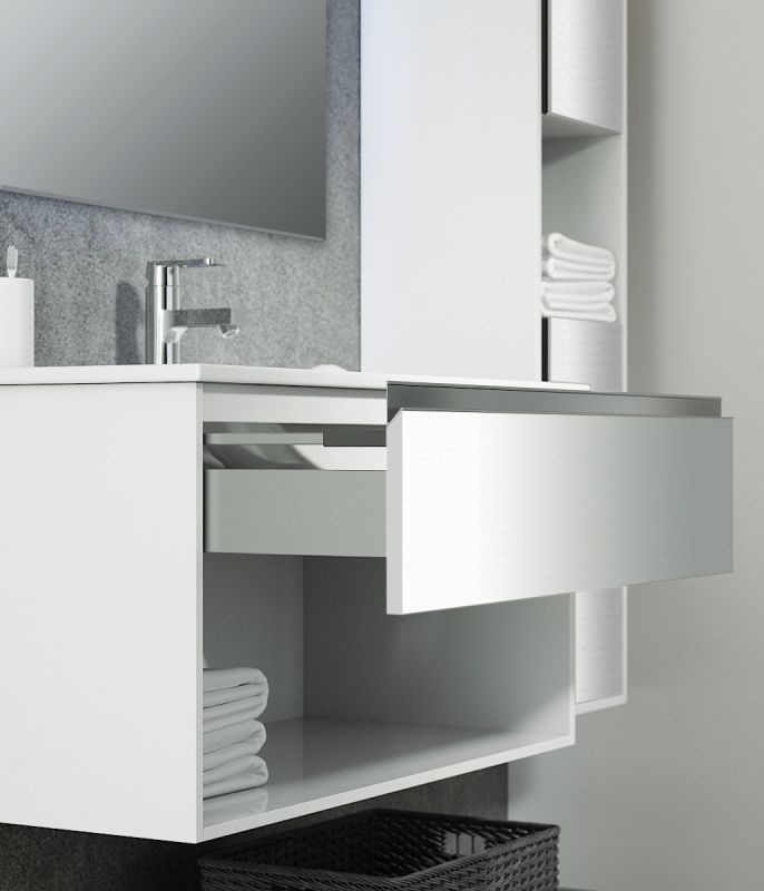 Тумба с раковиной SanVit Контур 75 kkont075 в цвете Ral подвесная Красный глянец Тумба с раковиной SanVit Контур 75 kkont075 в цвете Ral подвесная Красный глянец