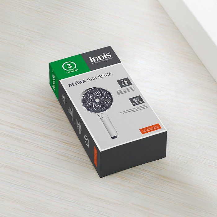 Лейка для душа IDDIS SpaHome хром (SPA3F0Ci18), артикул SPA3F0Ci18