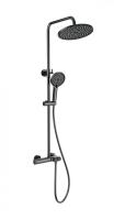 Душевая система с термостатом WONZON & WOGHAND MUSE Corno, Темный графит (WW-B2091-A-BGG)
