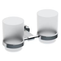 Стаканчик подвесной RAVAK CHROME X07P189 (металл/стекло, хром, на стену, круглый, матовый), шт