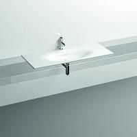 KERASAN SHAPE Раковина керамическая 1220х520 мм., встраиваемая, с 1 отверстием для смесителя, цвет белый глянцевый