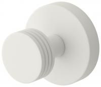 Крючок, Сунержа, КАНЬОН, одинарный, ширина, мм-50, глубина, мм-41, высота, мм-50, тип установки-настенный, материал-нержавеющая сталь, крепления в комплекте, цвет-белый матовый