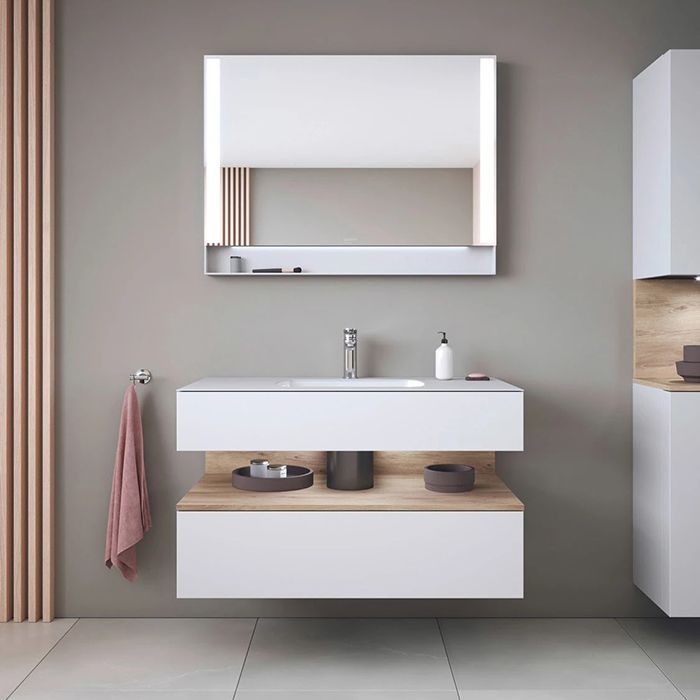 Duravit  Qatego Раковина встраиваемая снизу 480х370х150 мм, без отв под смеситель, цвет белый Duravit  Qatego Раковина встраиваемая снизу 480х370х150 мм, без отв под смеситель, цвет белый