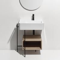 SIMAS RATIO  Раковина чаша подвесная  65x46xh18 см, с 1 отв. для смесителя, без перелива, цвет белый