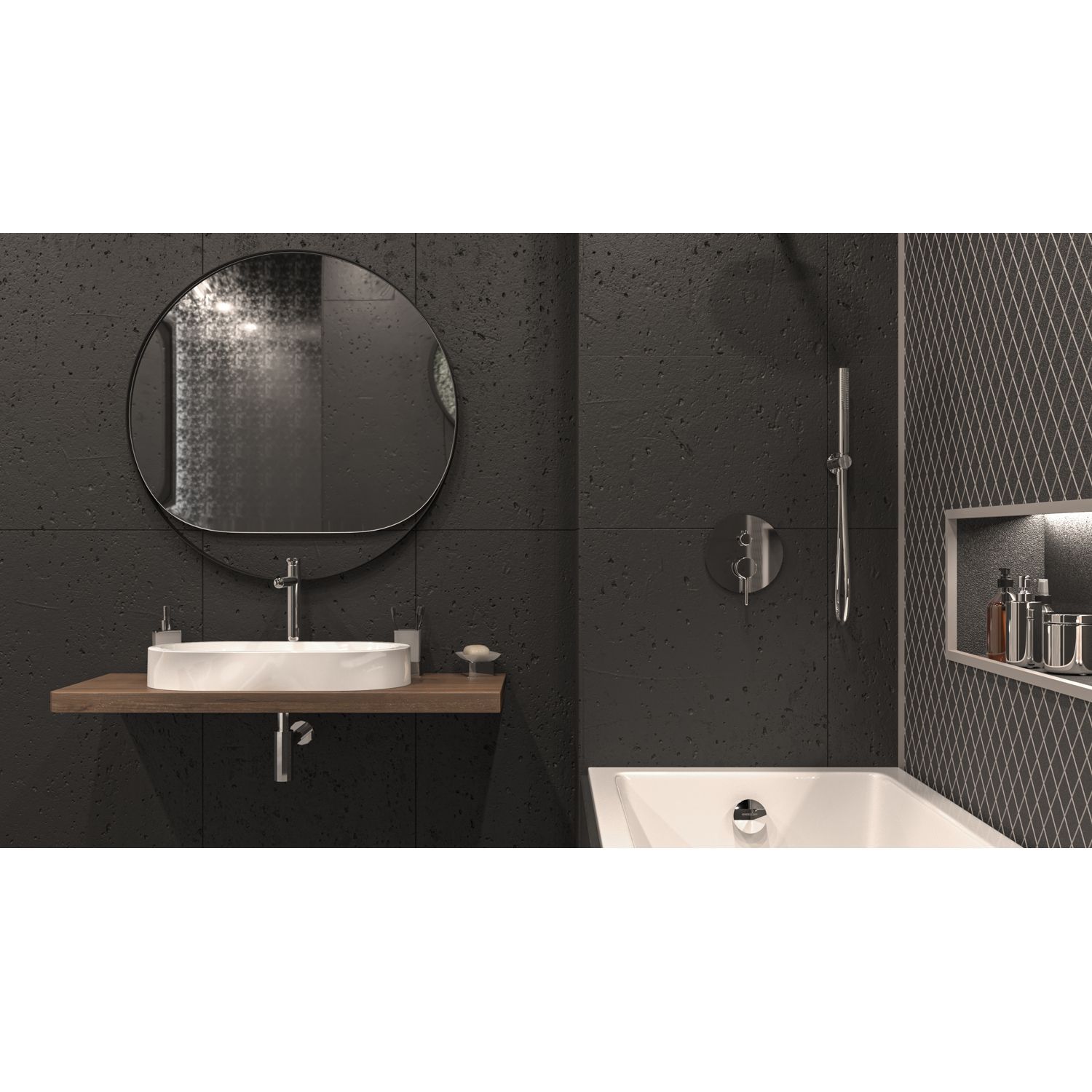 Умывальник WHITECROSS Malachite D 70x35 (белый глянец) иск. камень