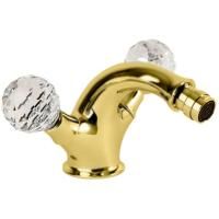 Смеситель для биде Cezares Atlantis ATLANTIS-BS1-03/24-Sw Золото 24 карата кристаллы Swarovski