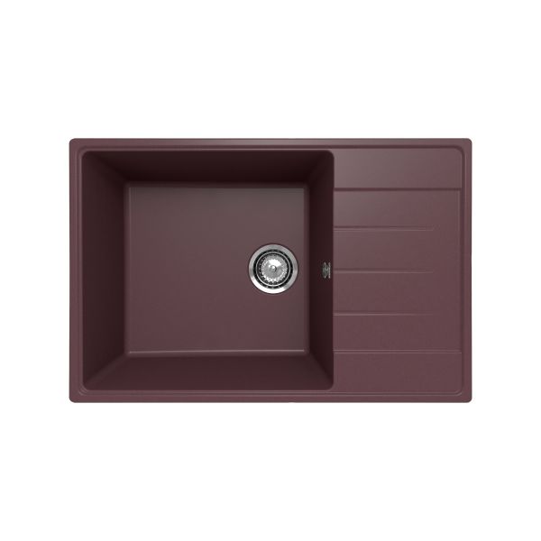 Кухонная мойка Ulgran Quartz Prima 760-06, трюфель